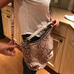 Michael Kors snake skin bag
